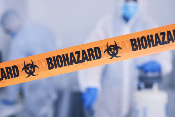Professional Infectious Disease Decontamination technician working in Fortescue, NJ